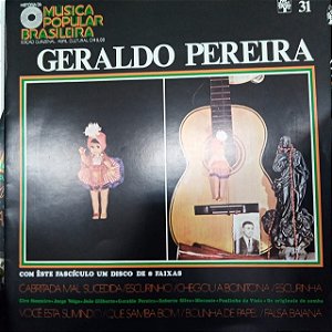 Disco de Vinil História da Musica Popular Brasileira - Geraldo Pereira Interprete Geral do Pereira (1971) [usado]