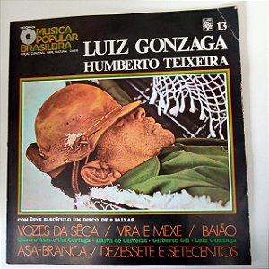 Disco de Vinil Historia da Músic Luiz Gonzaga e Humbero Teixeira Interprete Luiz Gonzaga (1970) [usado]