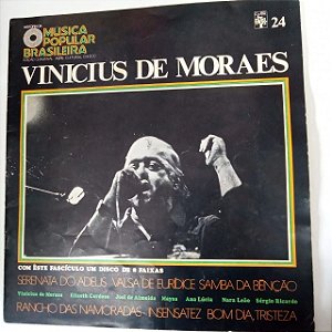 Disco de Vinil História da Música Popular Brasileira - Vinicius de Moraes Interprete Viniciuss de Moraes (1971) [usado]