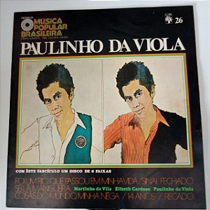 Disco de Vinil História da Musica Popular Brasileira - Paulinho D a Viola Interprete Paulinho da Viola (1971) [usado]