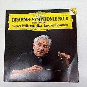 Disco de Vinil Brahms - Symphonie Interprete Wiener Philarmoniker - Regente -leonard Bernstein (1984) [usado]