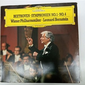 Disco de Vinil Beethoven.symphonien N.1.n.4 Interprete Wiener Philharmoniker .leonard Bernstein (1982) [usado]