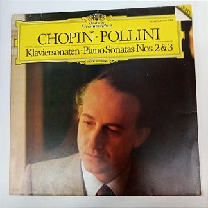 Disco de Vinil Chopin .pollini Interprete Klaviersonaten .piano Sonatas (1987) [usado]
