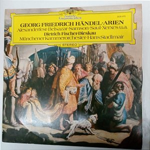 Disco de Vinil Georg Friedrich Handel .arien Interprete Dietrich Fischer - Dieskau /münchener Kammerorchester .hans Stadlmair (1978) [usado]
