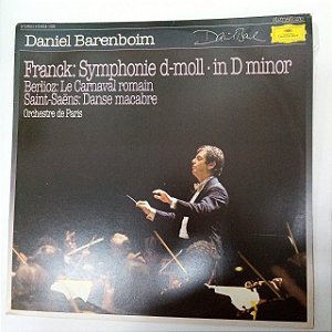 Disco de Vinil Daniel Barenboim Interprete Frank;symphonie D-moll.in D Minor/orchestre de Paris (1985) [usado]