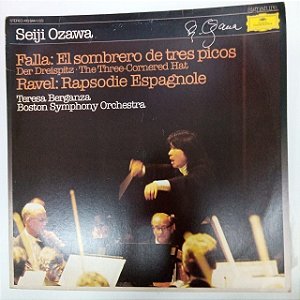 Disco de Vinil Seiji Ozawa /falla ;el Sombrero de Três Picos Interprete Boston Symphony Orchestra (1985) [usado]
