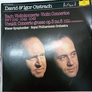 Disco de Vinil David e Igor Oistrach Interprete Wiener Symphoniker (1985) [usado]