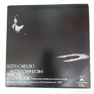 Disco de Vinil Elizeth Cardoso /jacob do Bandolim e Zimbo Trio Interprete Elizeth Cardoso /jacob do Bandolim e Zimbo0 Trio (1977) [usado]