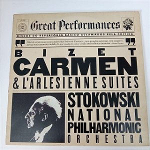 Disco de Vinil Bizet ;carmen Suite Interprete Orquestra Filarmonica Nacional (1977) [usado]