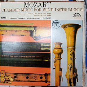 Disco de Vinil Mozart - Chamber Music For Wind Instruments Interprete Czech Philarmonic Wind Instruments (1976) [usado]
