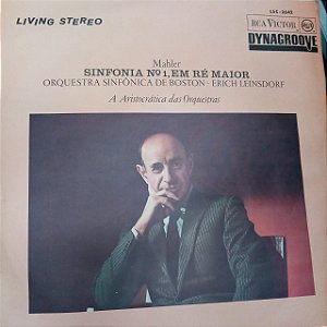 Disco de Vinil Mahler - Sinfoinia N.1 em Ré Maior Interprete Orquestra Sinfonica de Boston (1963) [usado]