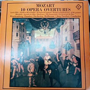 Disco de Vinil Mozart - 10 Operas Overtures Interprete Württemberg Chumber Orchestra (1981) [usado]