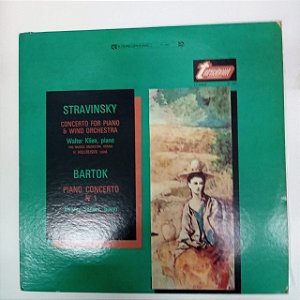 Disco de Vinil Stravinski - Concerto para Piano e Wind Orquestra Interprete Walter Klien , Piano e Pro Musica Orchestra Vienna (1926) [usado]