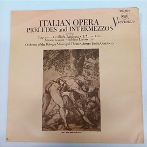 Disco de Vinil Italian Opera Preludes And Intermezzos Interprete Orchestra Of The Bologna Municipal Theater (1966) [usado]