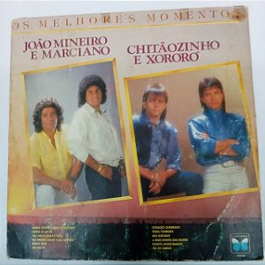 Disco de Vinil João Mineiro e Marciano /os Melhores Momentos Interprete João Mineiro e Marciano [usado]