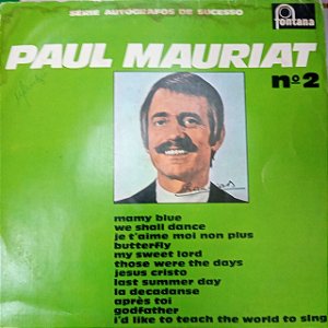 Disco de Vinil Paul Mauriat Nº 2 Interprete Paul Mauriat e Orquestra (1982) [usado]