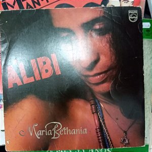Disco de Vinil Maria Bethãnia - Alibi Interprete Maria Bethânia (1979) [usado]