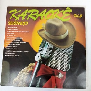 Disco de Vinil Karaoke Sertanejo Vol. 3 Interprete Karaoke (1992) [usado]
