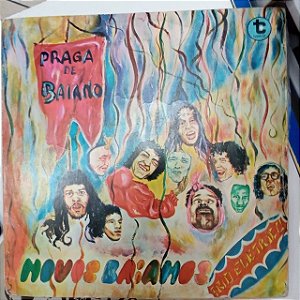 Disco de Vinil Praga de Baiano - Novos Baianos Interprete Novos Baiano [usado]