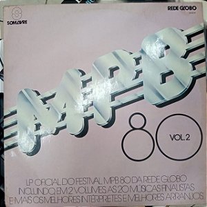 Disco de Vinil Mpb 80 Vol.2 Interprete Varios Artistas (1980) [usado]