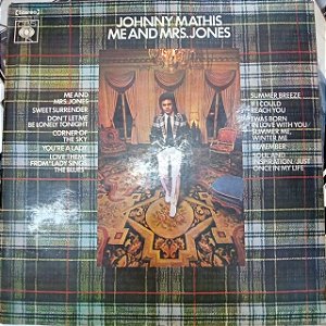Disco de Vinil Johnny Mathis - Me And Mrs.jones Interprete Johnny Mathis (1972) [usado]
