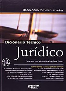 Livro Dicionário Técnico Jurídico Autor Guimarães, Deocleciano Torrieri (2009) [usado]