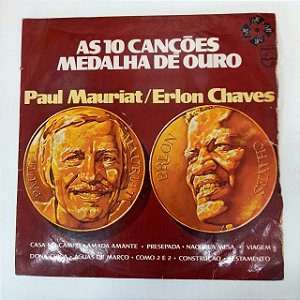 Disco de Vinil as 10 Canções Medalha de Ouro - Paul Mauriat /erlon Chaves Interprete Paul Mauriat /erlon Chaves e Orquestras [usado]