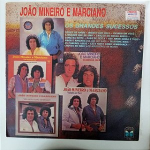 Disco de Vinil os Grandes Sucessos de João Mineiro e Marciano Interprete João Mikneiro e Marciano (1986) [usado]