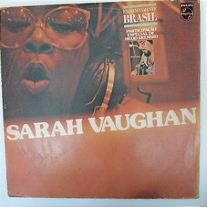 Disco de Vinil Sarah Vaughan - Participação Especial de Hélio Delmiro Interprete Sarah Vaughan (1980) [usado]