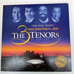 Disco de Vinil The Tenors In Concert Dois Lps Interprete Carreras, Domingos, Pavarotti e With Mehta (1994) [usado]