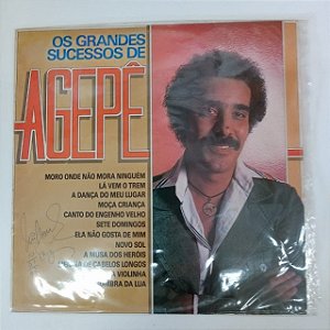 Disco de Vinil os Grandes Sucessos de Agepê/ 1984 Interprete Agepê (1984) [usado]