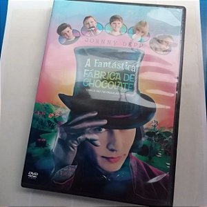 Dvd a Fantástica Fábrica de Chocolate Editora Tim Burton [usado]