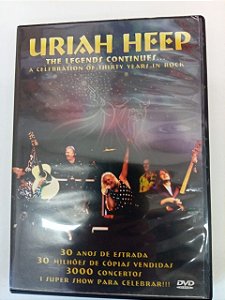 Dvd Uriah Heep - a Celebration Of Thirty Years In Rock Editora Show Time [usado]