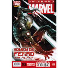 Gibi Universo Marvel Nº 28 - Totalmente Nova Marvel Autor Homem de Ferro em Ação! (2015) [usado]