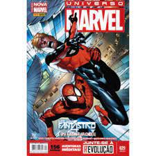 Gibi Universo Marvel Nº 29 - Totalmente Nova Marvel Autor Quarteto Fantastico e Uma Ajudinha Aracnídea (2016) [usado]