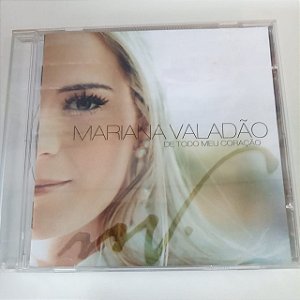 Cd Maria Valdão - de Todo Meu Coraão Interprete Mar Ia Valadão [usado]