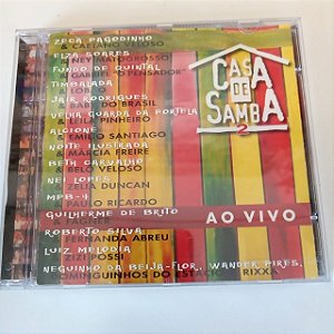 Cd Casa de Samba ao Vivo Interprete Varios Artistas [usado]