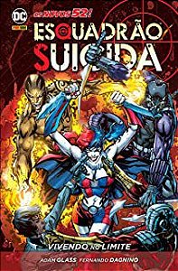 Gibi Esquadrão Suicida -n°1- os Novos 52 Vivendo no Limite Autor Adam Glass e Fernando Dagnino [usado]