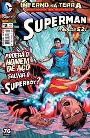 Gibi Superman Nº 15 - os Novos 52 Autor Poderá o Homem de Aço Salvar o Superboy (2013) [usado]