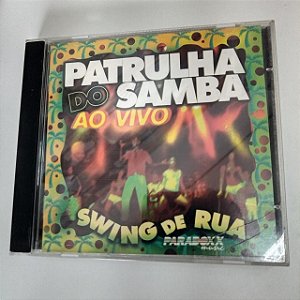 Cd Patrulha do Samba ao Vivo Interprete Patrulha do Samba (1999) [usado]