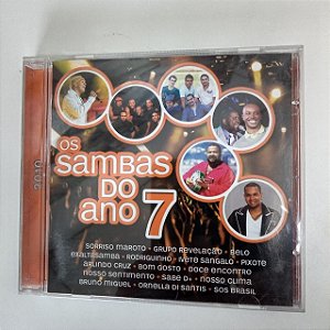 Cd os Sambas do Ano 7 Interprete Varios Artistas (2010) [usado]