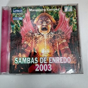 Cd Sambas de Enredo 2003 Interprete Mangueira Campeã de 2003 (2002) [usado]