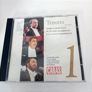 Cd Tenores ao Vivo Coleção Caras 1 Interprete José Carreras , Plácido Domingo, Luciano Pavaroti [usado]