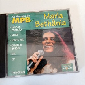 Cd os Grandes da Mpb - Maria Bethãnia Interprete Maria Bethãnia (1996) [usado]