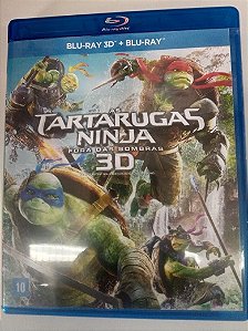 Dvd Tartarugas Ninja - Fora das Sombras 3d/blu Ray Disc 02 Dvds Editora Dave Green [usado]