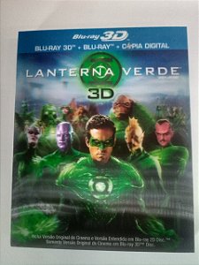 Dvd Lanterna Verde - Blu Ray 3d Editora Donald de Line [usado]