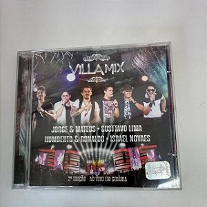Cd Vila Mix Segunda Edição em Goânia Interprete Jorge Mateus - Gustavo Lima, Humberto e Ronaldo e 3israel Novaes (2013) [usado]