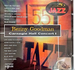 Cd Benny Goodman - Carnegie Hall Concert 1 Interprete Benny Goodman (1994) [usado]
