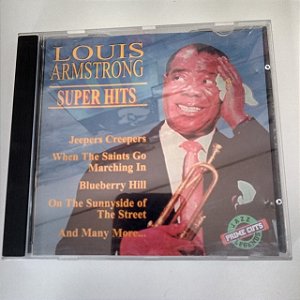 Cd Louis Armstrong - Super Hits Interprete Louis Armstrong (1994) [usado]