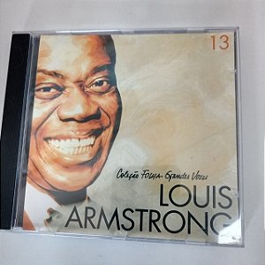 Cd Louis Armstrong - Coleção Folha Grandes Vozes Interprete Louis Armstong [usado]